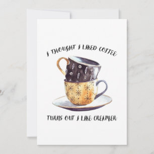 Ik dacht dat ik van koffie hou save the date