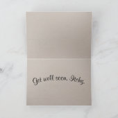 "Ik dacht dat ik zou zien hoe die uitslag geneest" Kaart (Binnen)