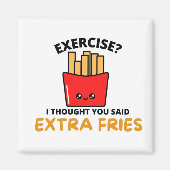 IK DACHT DAT JE EXTRA VRIJ ZEI MAGNEET (Voorkant)