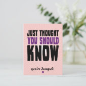 Ik dacht dat je het moest weten briefkaart (Staand voorkant)