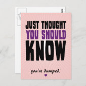 Ik dacht dat je het moest weten briefkaart (Voorkant / Achterkant)