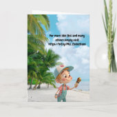 Ik dacht dat je intelligent moest zijn. bedankkaart (Achterkant)