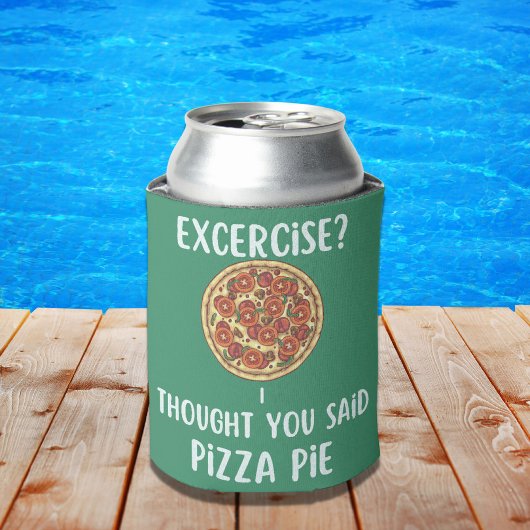 Ik dacht dat je Pizza Pie Funny Gym zei Blikjeskoeler