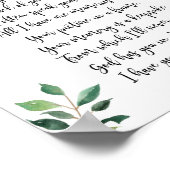 Ik dacht dat je vandaag een huwelijksbordje hebt. poster (Hoek)