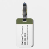 Ik dacht dat we hier waren om te detoxen - de witt bagagelabel (Achterkant verticaal)