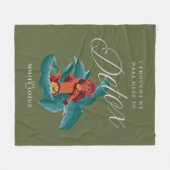 Ik dacht dat we hier waren om te detoxen - de witt fleece deken (Voorkant (Horizontaal))