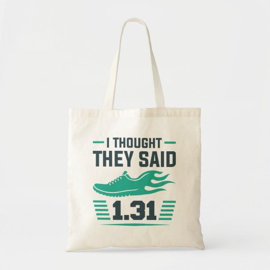 Ik dacht dat ze 1,31 miljoen zeiden tote bag (Voorkant)