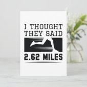 Ik dacht dat ze 2,62 miljoen zeiden bedankkaart (Staand voorkant)