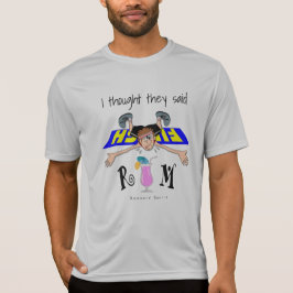 Ik dacht dat ze Rum - SS Sport-Tek zeiden T-shirt