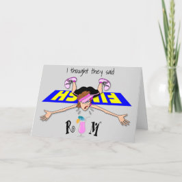 Ik dacht dat ze Rum zeiden - vrouw Kaart