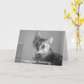 Ik dacht net... kaart (Gele Bloem)