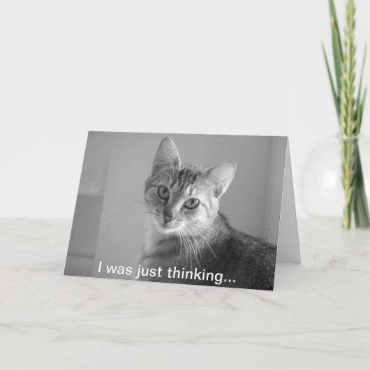 Ik dacht net... kaart (Voorkant)