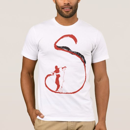 Ik Dance Salsa en ik ben blij.. jij? T-shirt (Voorkant)