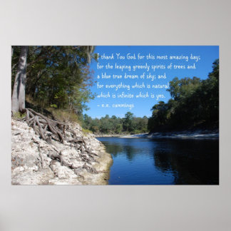 Ik dank jullie God voor deze geweldige dag. Poster