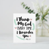 Ik dank mijn Briefkaart (Staand voorkant)