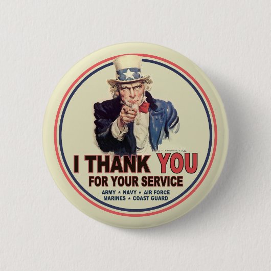 Ik dank u ronde button 5,7 cm (Voorkant)