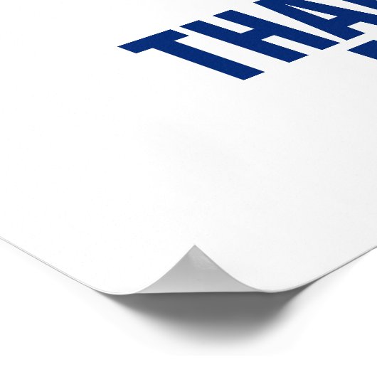 Ik dank u voor de Sjabloon van de wetgeving Poster (Hoek)