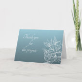 Ik dank u voor uw lofzang. bedankkaart (Voorkant)