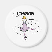 Ik dans Ballerina Magneet (Voorkant)