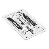 Ik dans niet Ik financier - Magnet Magneet (Rechterzijde)