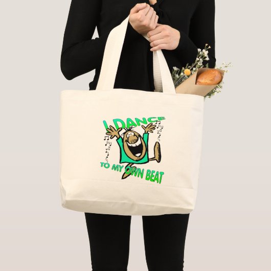 IK DANS OP MIJN EIGEN BEAT DANCE BAG TAS (Voorkant (product))