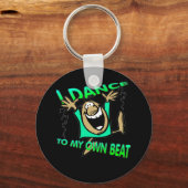 Ik dans op mijn eigen beat Sleutelhanger danser ca (Voorkant)