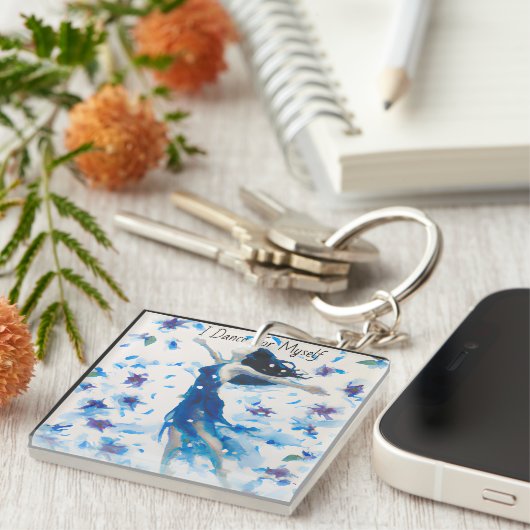 Ik dans voor mezelf sleutelhanger (Voorkant Rechts)