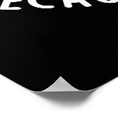 Ik dans zo omdat ik Lactose Koe Donk BG Poster (Hoek)