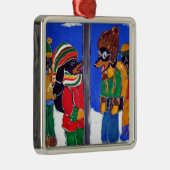 "IK DAPER JE DRIE KEER UIT" METALEN ORNAMENT (Rechts)