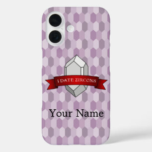 Ik date Zircons Banner iPhone 16 Hoesje