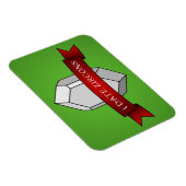 Ik date Zircons Banner Magneet (Rechterzijde)