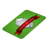 Ik date Zircons Banner Magneet (Linkerzijde)