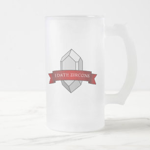 Ik date Zircons Banner Matglas Bierpul