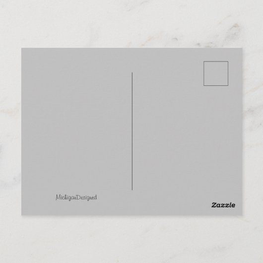 "Ik ♥ De Jaren 80" Retro Sfeer Ansichtkaart Briefkaart (Achterkant)