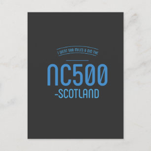 Ik deed 500 nc500 mijl T-Shirt Briefkaart