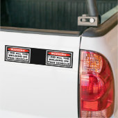 Ik deed al het lassen op dit voertuig bumpersticker (Op Truck)