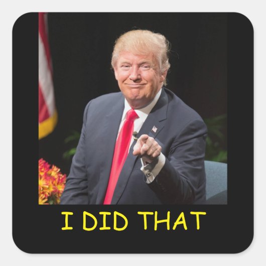 Ik deed dat vierkante sticker (Voorkant)