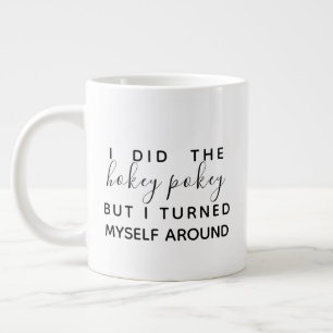 Ik deed de Hokey Pokey Grappige koffiemok Grote Koffiekop