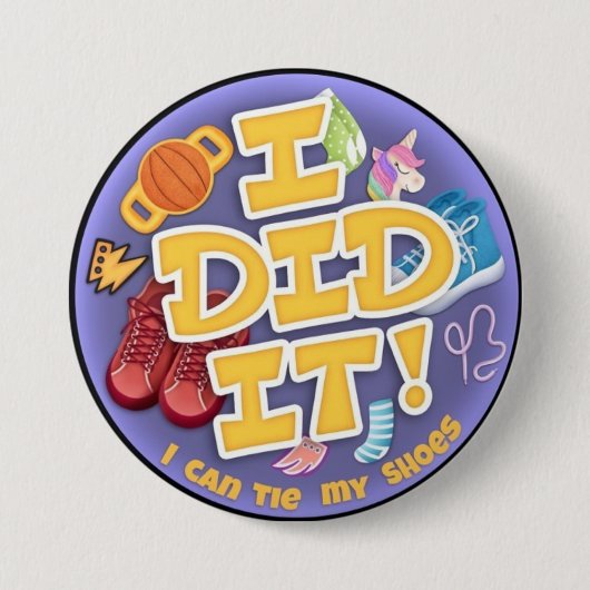 Ik deed het 3" ronde button 7,6 cm (Voorkant)