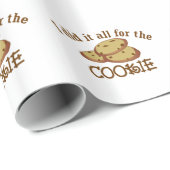 Ik deed het allemaal voor de Cookie Cadeaupapier (Rol Hoek)
