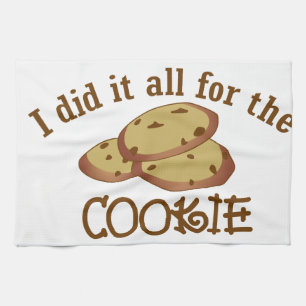 Ik deed het allemaal voor de Cookie Theedoek