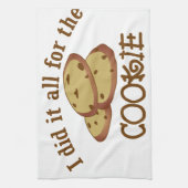 Ik deed het allemaal voor de Cookie Theedoek (Verticaal)