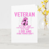 Ik deed het en andere vrouwen deden het niet USA V Kaart (Gele Bloem)