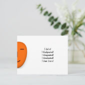 Ik deed het Funny Misspelling Afstuderen Afstudere Aankondigingskaart (Staand voorkant)