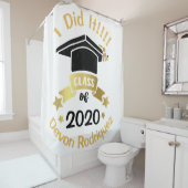 Ik deed het klasje van het Jaar van het Shower Gor Douchegordijn (In situ)