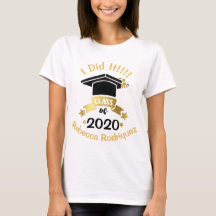 Ik deed het Klasse van 2020 Persoonlijke geef het 