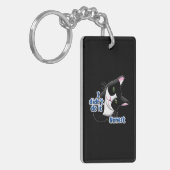 Ik deed het niet poes sleutelhanger (Voorkant Links)