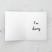 Ik deed het opnieuw, nietwaar? Het spijt me zo. Kaart (Binnen)