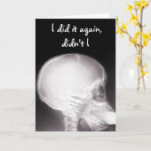 Ik deed het opnieuw, nietwaar? Het spijt me zo. Kaart (Gele Bloem)