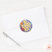 Ik deed het rond ronde sticker (Envelop)